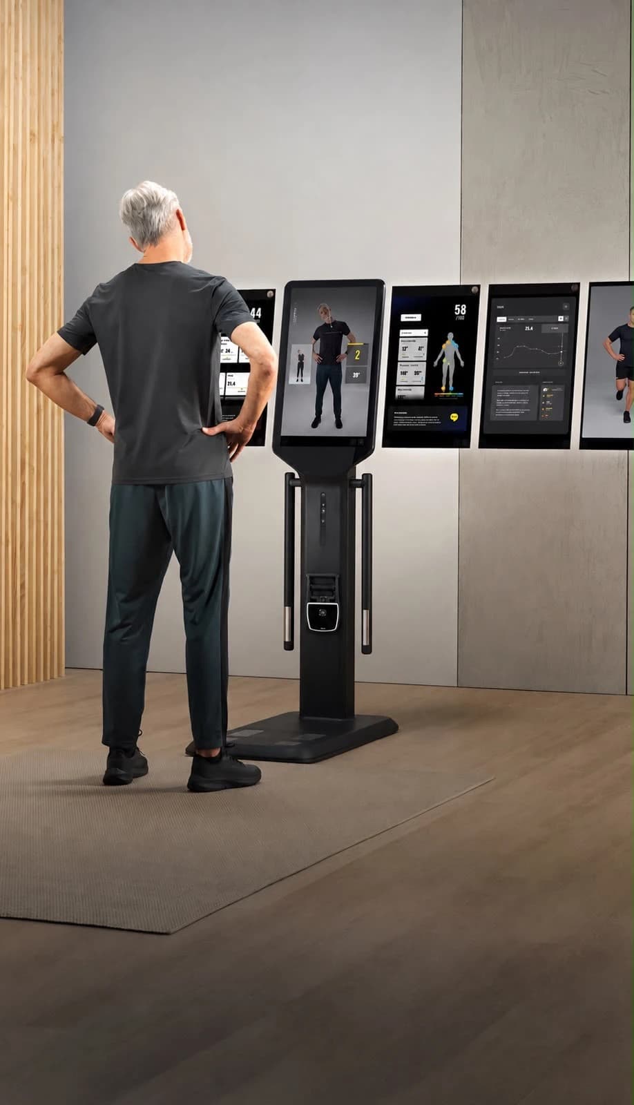 Estação inteligente de avaliação Technogym na be.live