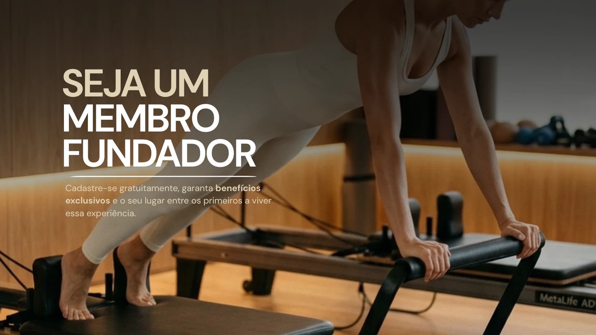 Seja um Membro Fundador. Cadastre-se gratuitamente, garanta benefícios exclusivos e o seu lugar entre os primeiros a viver essa experiência.